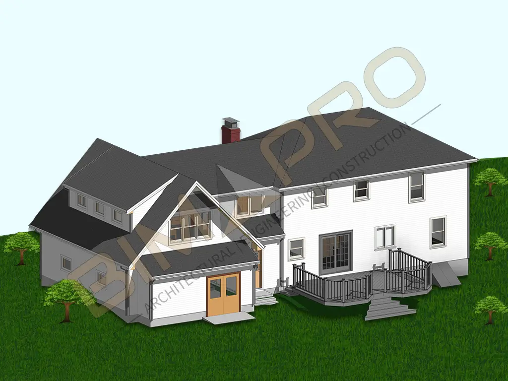 Architectural Modeling Services for Single-Family Residential Project in New Jersey, USA - BIMPRO LLC