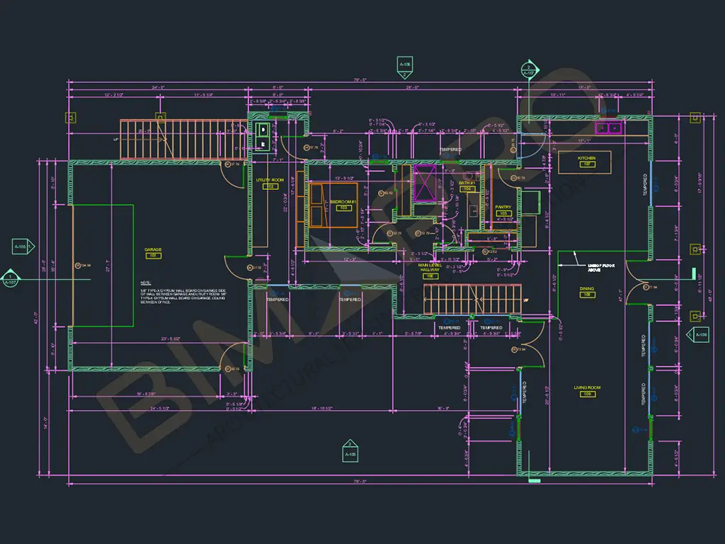 CAD to BIM for Residential project in Dallas Texas - BIMPRO LLC USA
