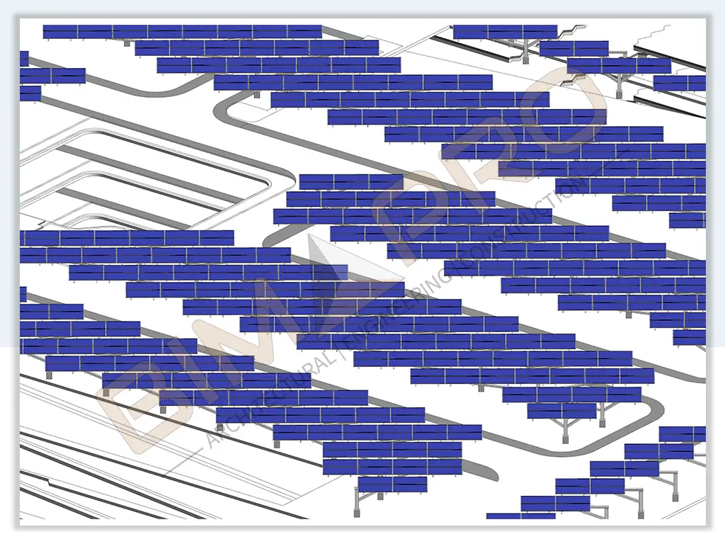 Solar modeling for Parking facility in Boston, MA_BIMPRO LLC USA