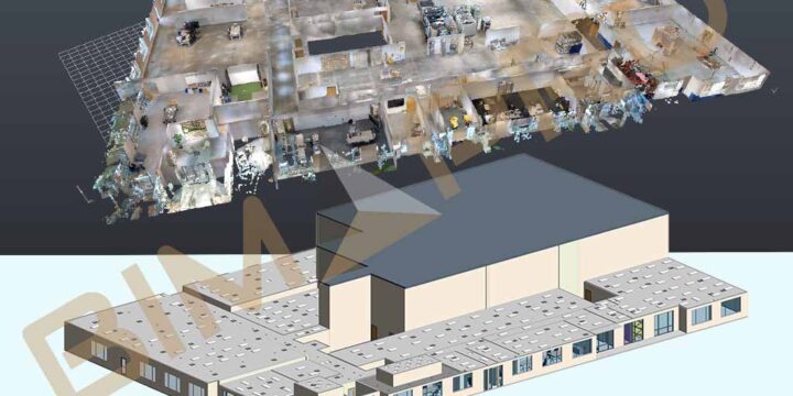 Scan to BIM Modeling for Warehouse Project in Texas