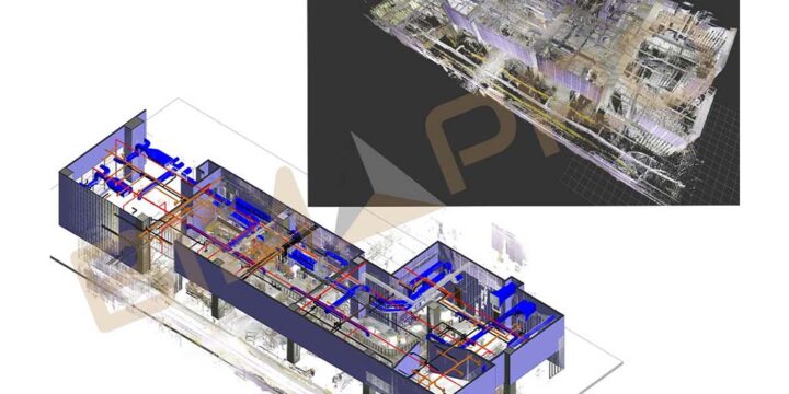 Scan to BIM Conversion for Wharehouse Project in Florida​